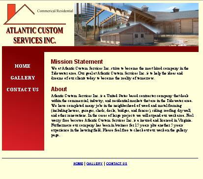 image: Atlantic Custom Services Inc. website